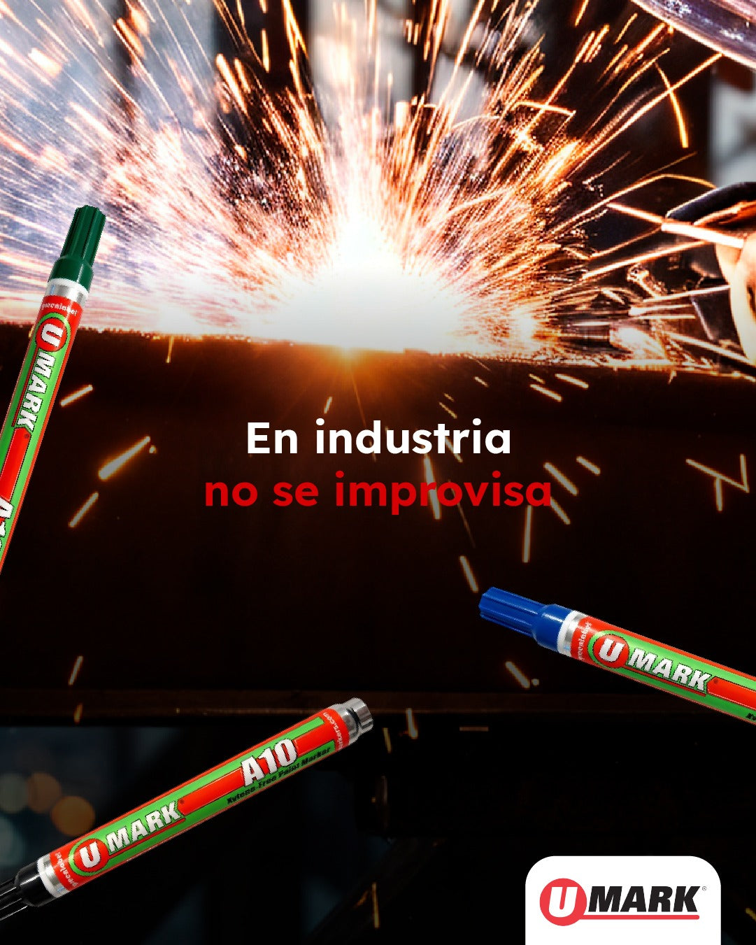 MARK - MARCADOR INDUSTRIAL A10 NEGRO