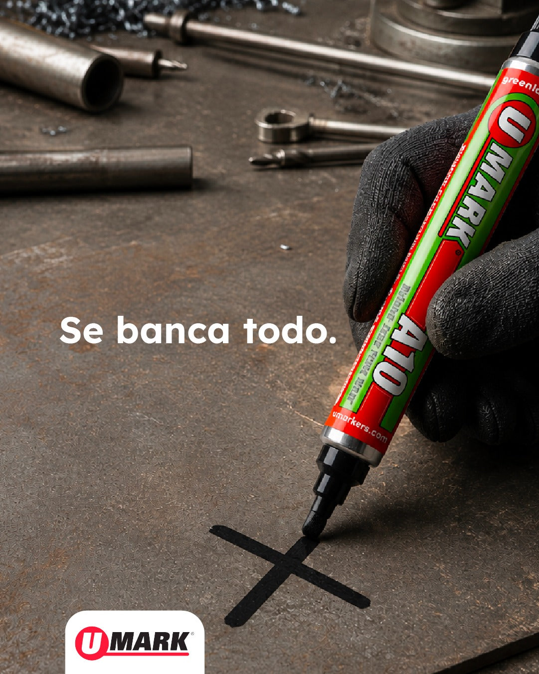 MARK - MARCADOR INDUSTRIAL A10 NEGRO